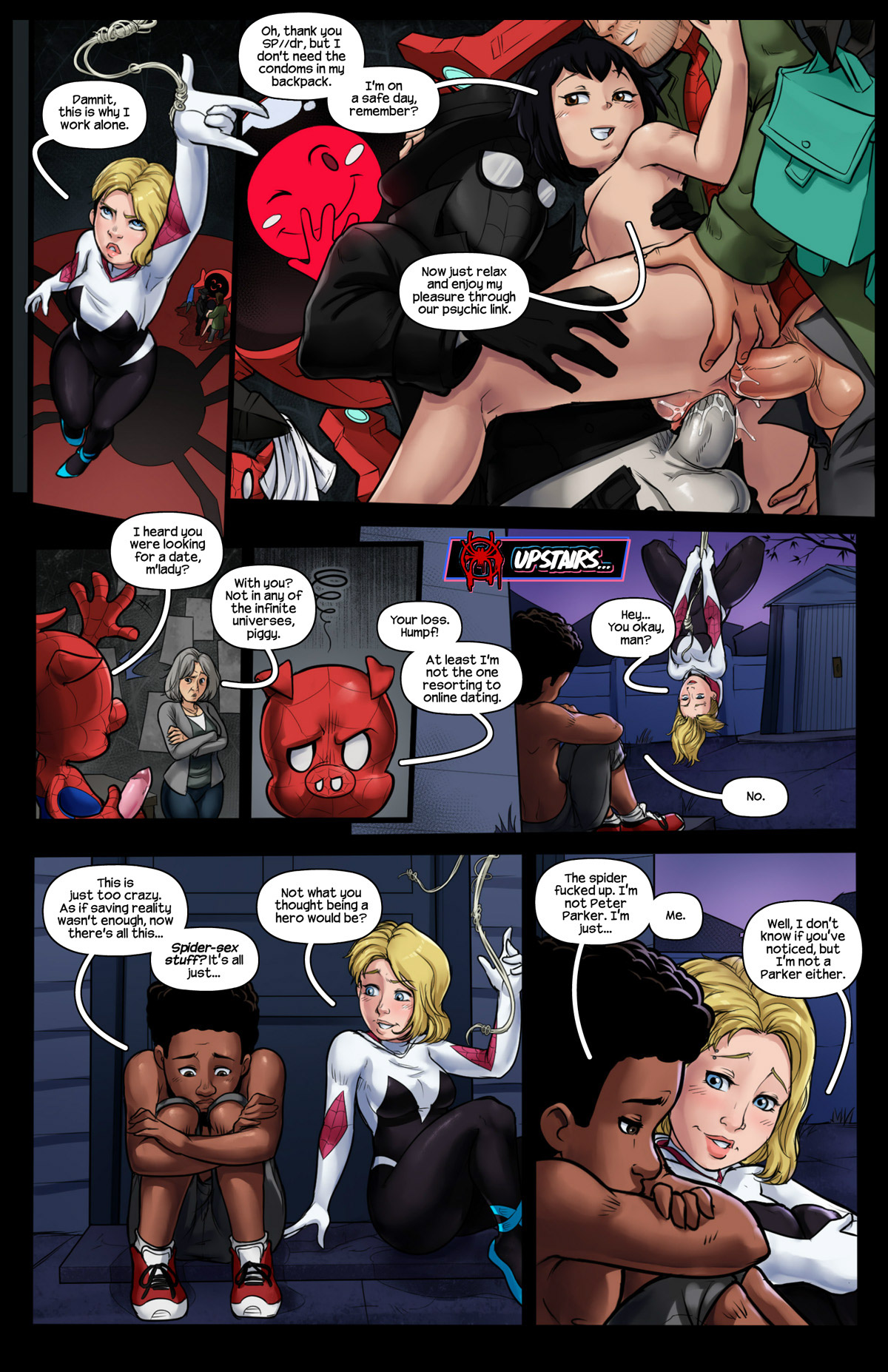 Tracy Scops - Spider-Sex Into The Spider-Smut " Porn Comics Galleries.