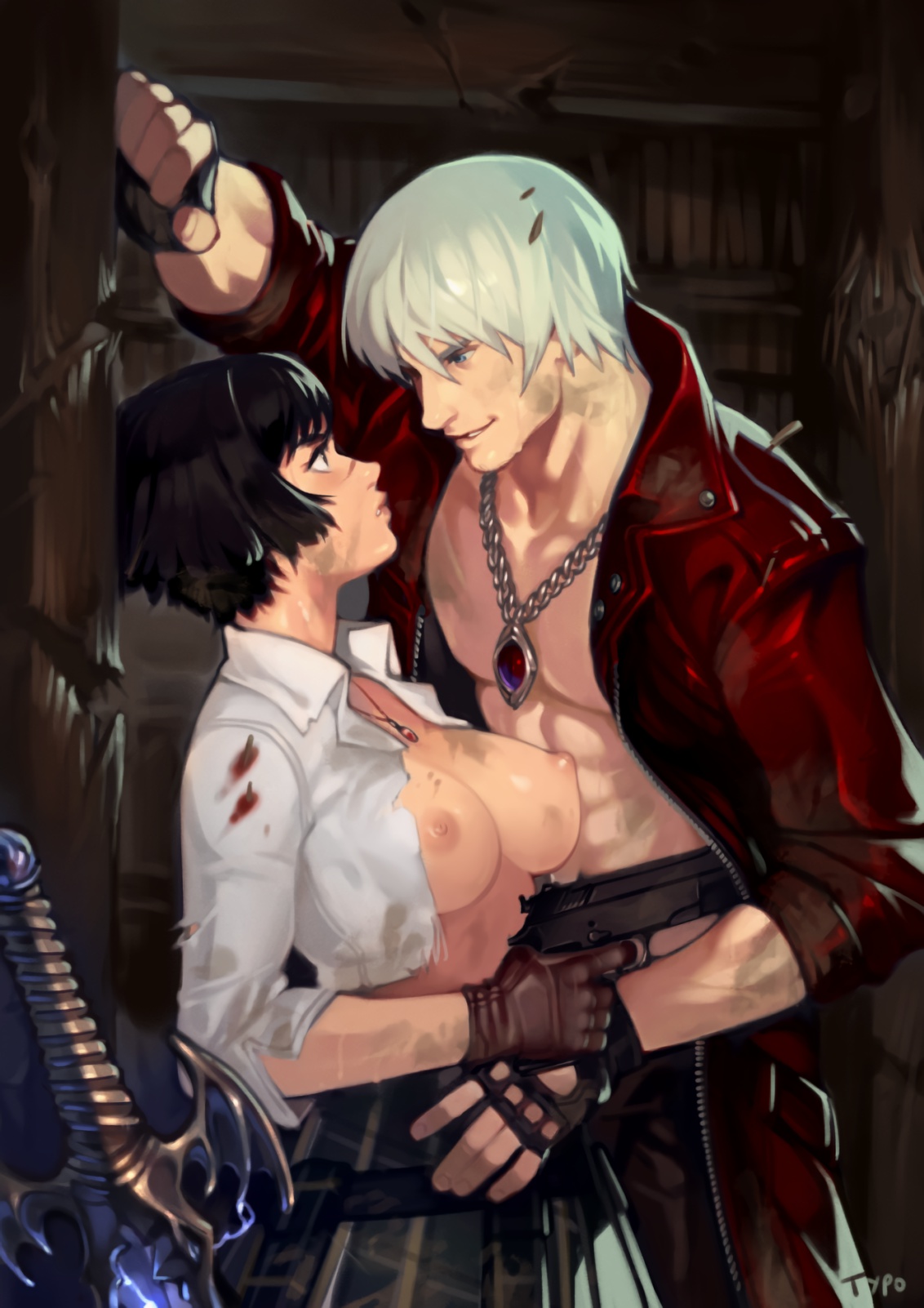 Typo Lady x Dante Devil May Cry- Optional 011.