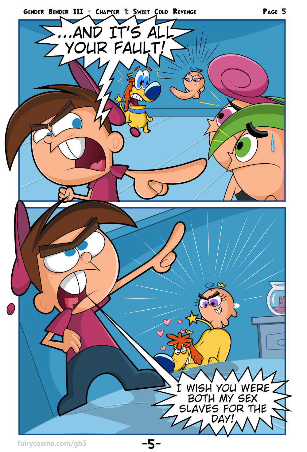 1000px x 1470px - Fairly OddParents- Gender Bender III (Fairycosmo) Â» Porn Comics Galleries