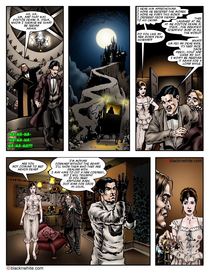 850px x 1100px - The Bride of Blackenstein- BNW (Frankenstein) Â» Porn Comics Galleries