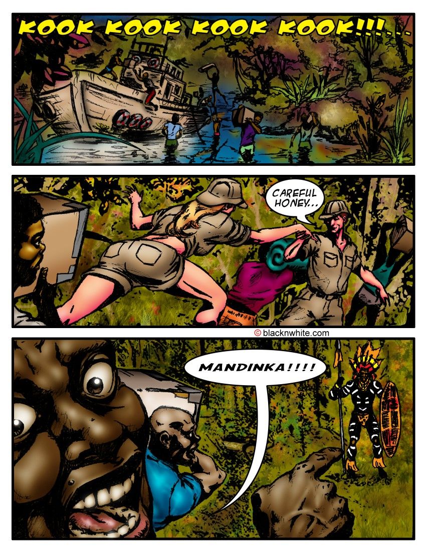 Black Shemale Cum Cartoons - Black Cock Shemale- Africa The curse of the shaman! - Porn Comics