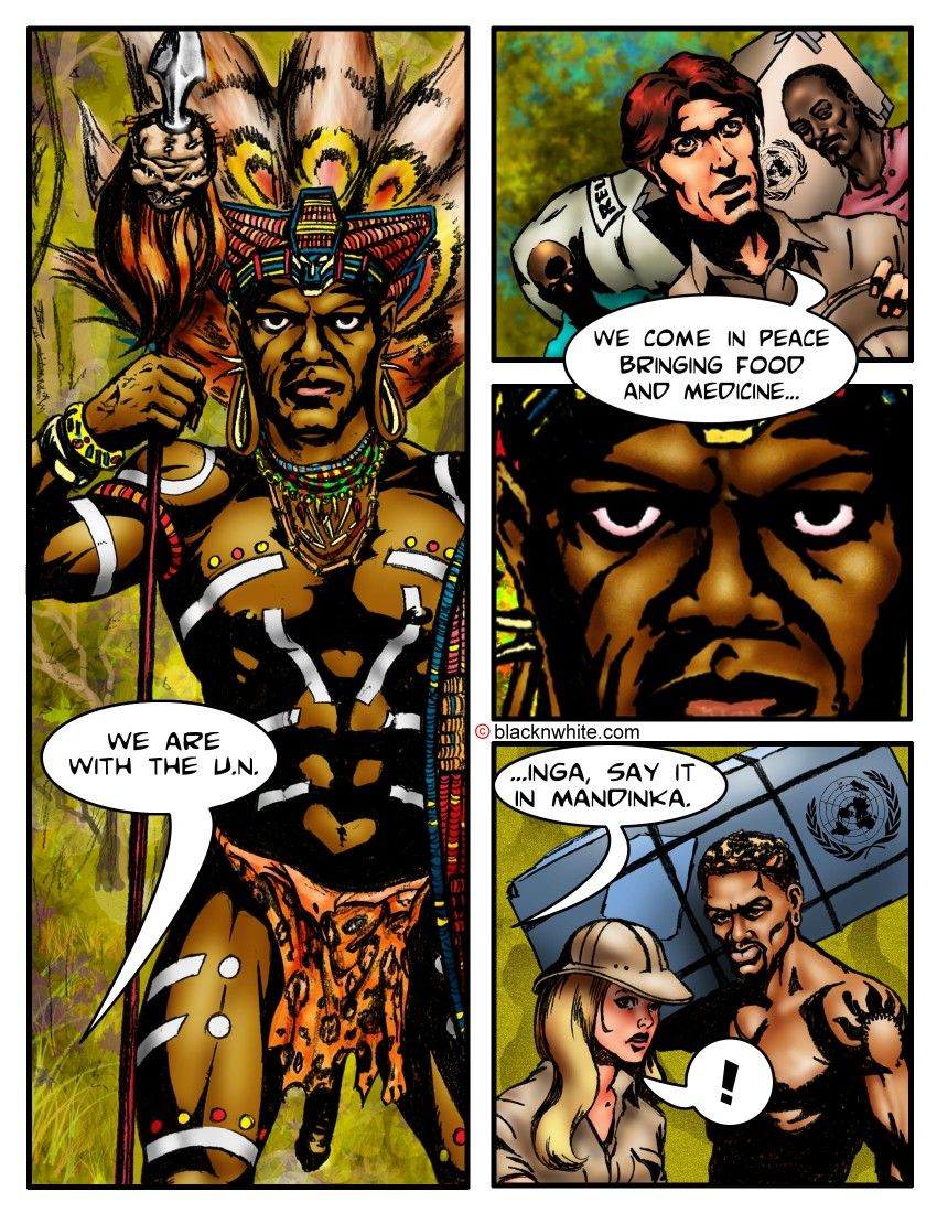 Tranny Curse - Black Cock Shemale- Africa The curse of the shaman! - Porn Comics