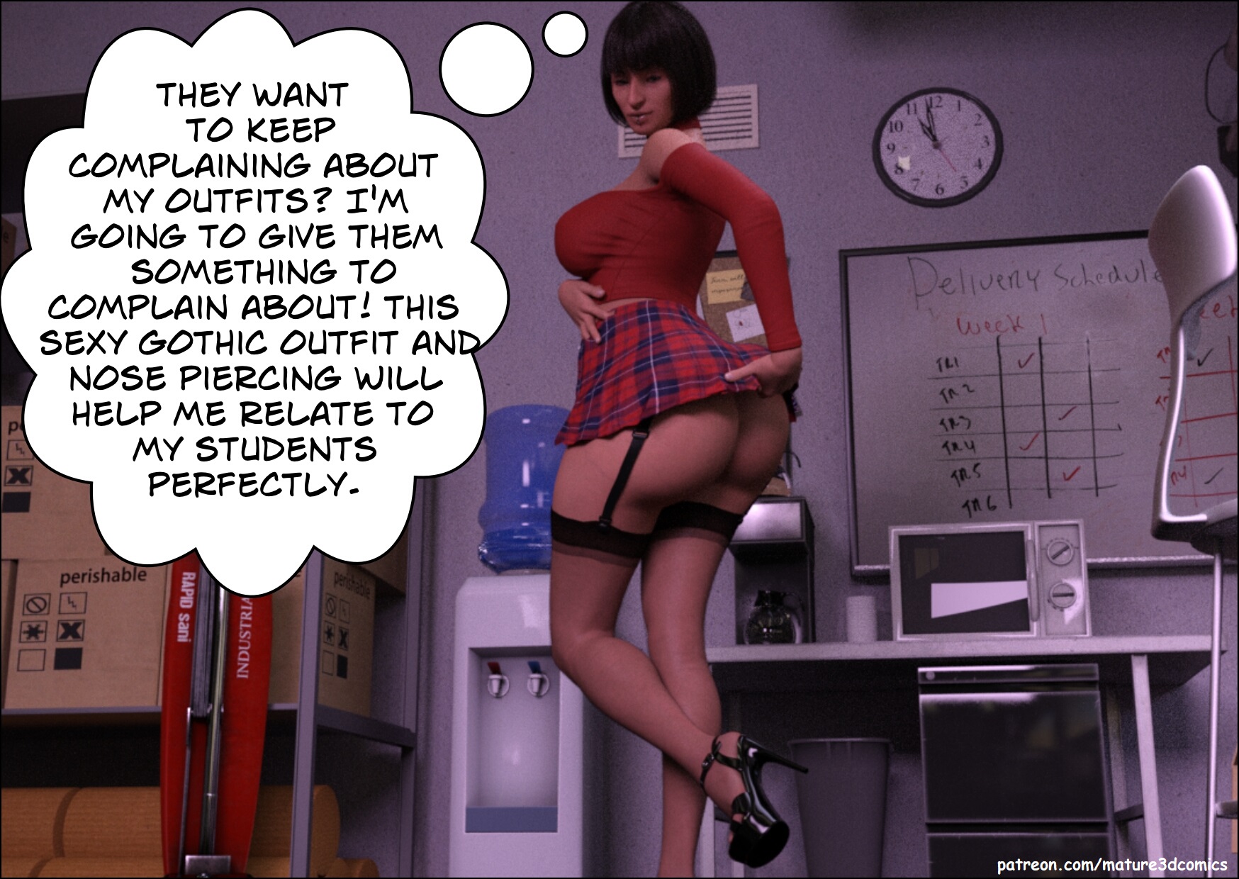 Mature3dcomics - Sexy Teacher Captions - Porn Comics Galleries