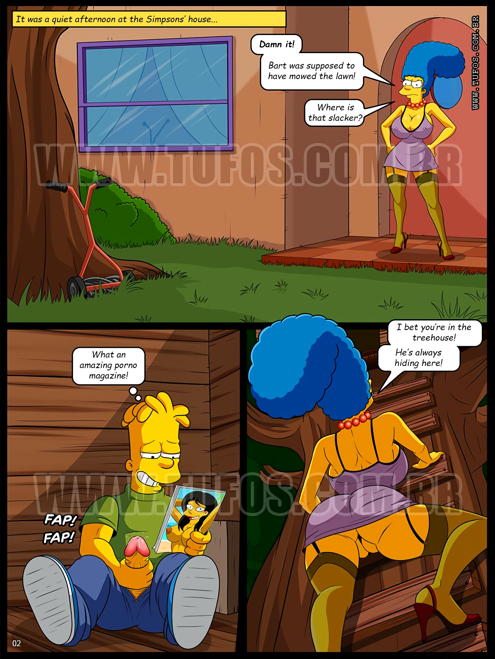 Simpsons Xxx - The simpsons in climbing the tree house english porn comics â¤ï¸ Best adult  photos at comics.theothertentacle.com