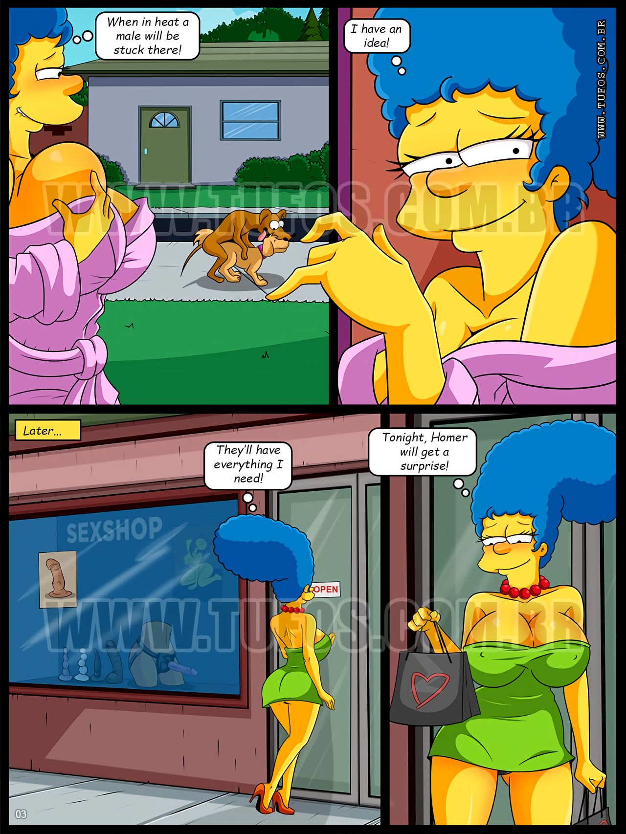 Simpsons Cartoon Porn Comics - The Simpsons - Bitch in Heat Â» Porn Comics Galleries